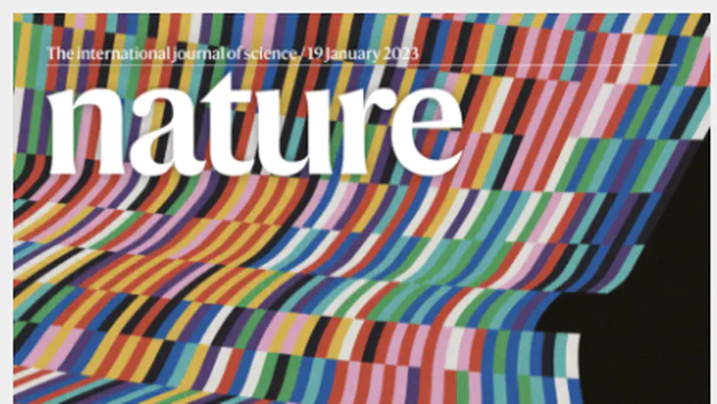Our paper featured on Nature cover
